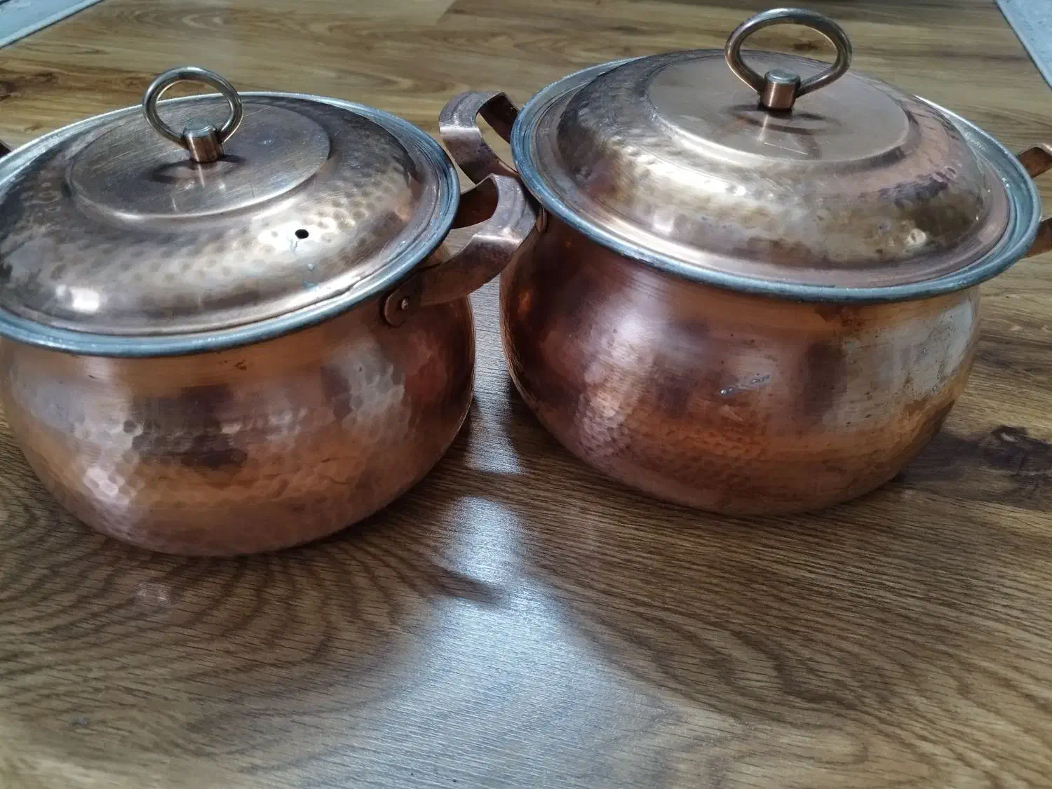 دو عدد قابلمه مس زنجان|ظروف پخت‌وپز|مشهد, شهید بهشتی|دیوار