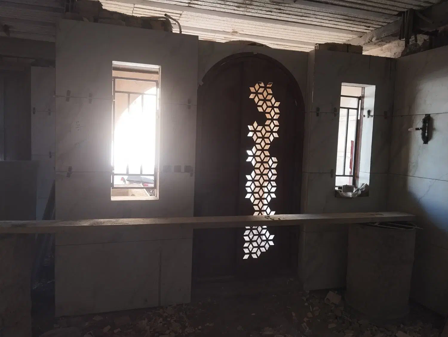 کاشی کاری سنگ پله|خدمات پیشه و مهارت|یزد, |دیوار