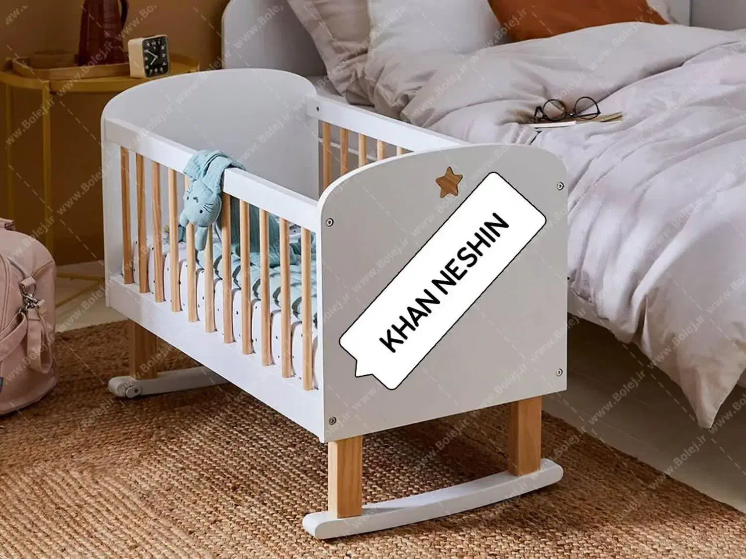 گهواره های چوبی|تخت و صندلی بچه|قم, کاسه گران|دیوار