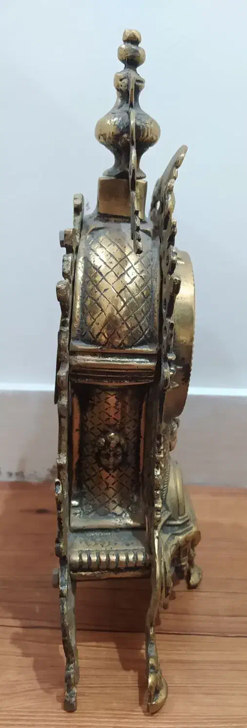 ساعت رومیزی آنتیک برنجی|ساعت دیواری و تزئینی|تهران, آشتیانی|دیوار