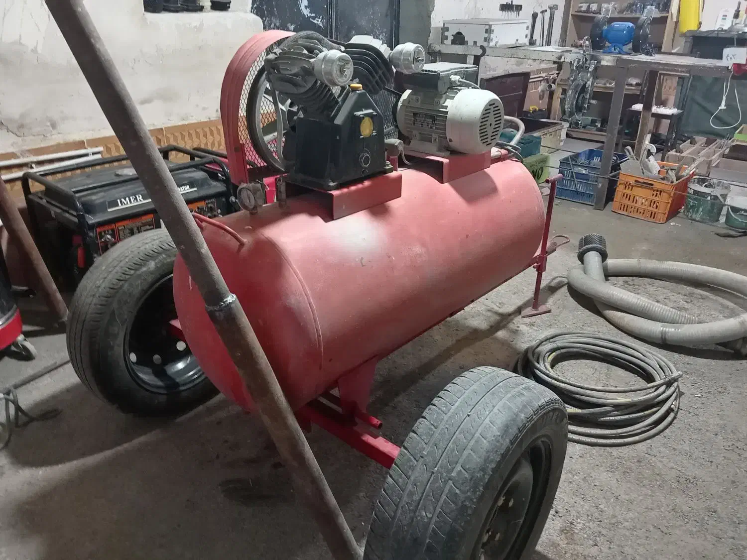 پمپ باد 250 لیتری|ابزارآلات|تربت جام, معدآباد|دیوار