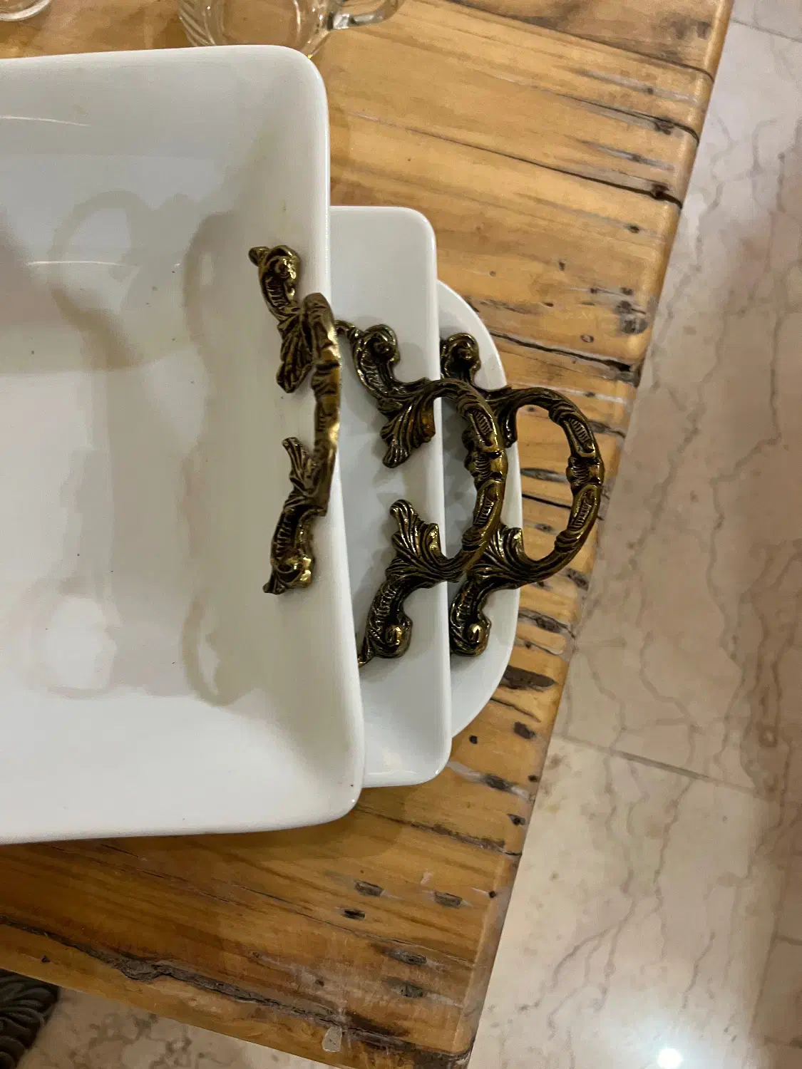 ظرف های قدیمی فرانسه|ظروف سرو و پذیرایی|قم, باجک یک|دیوار