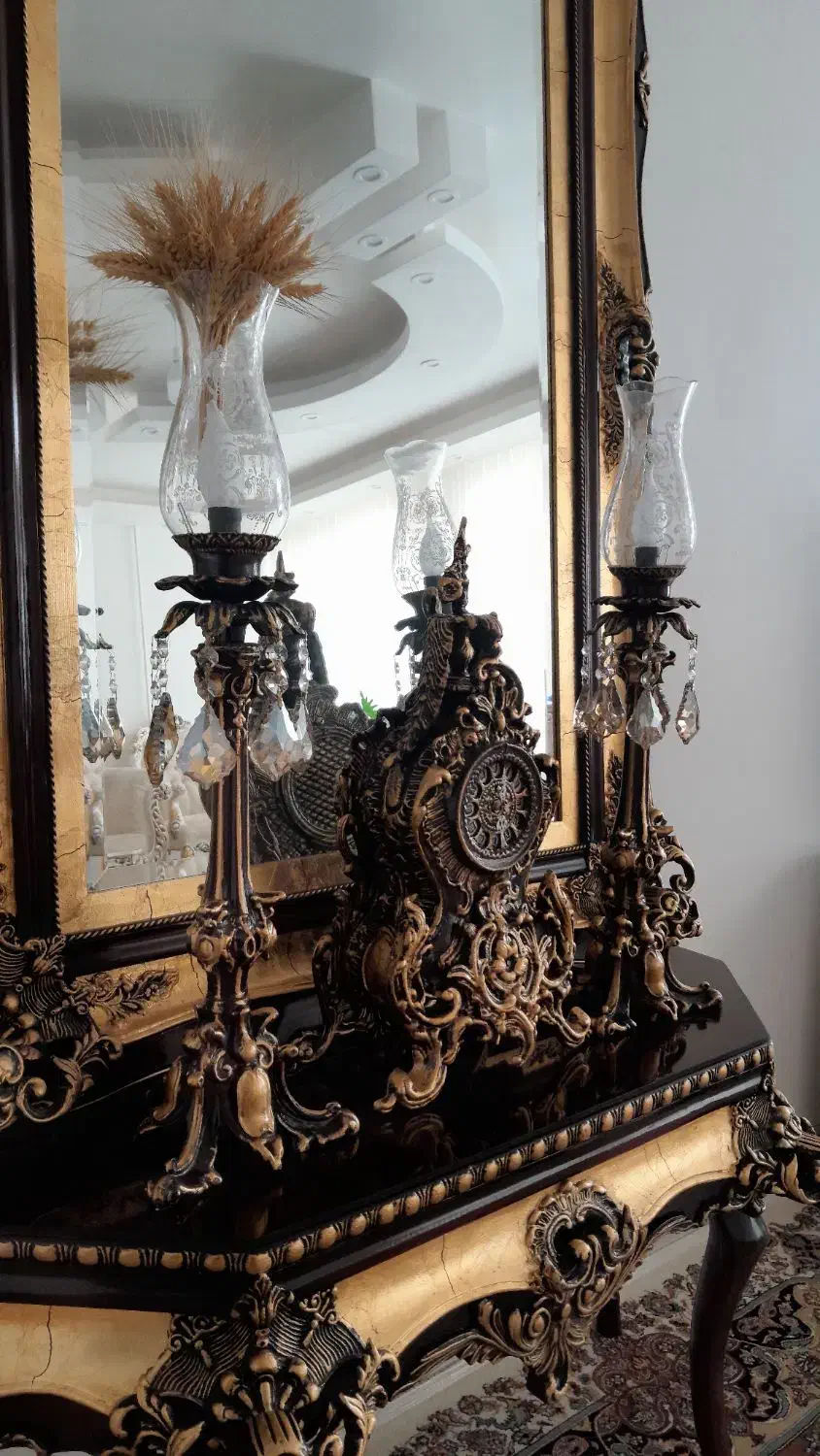 آینه و شمعدون|آینه|درگزین, |دیوار