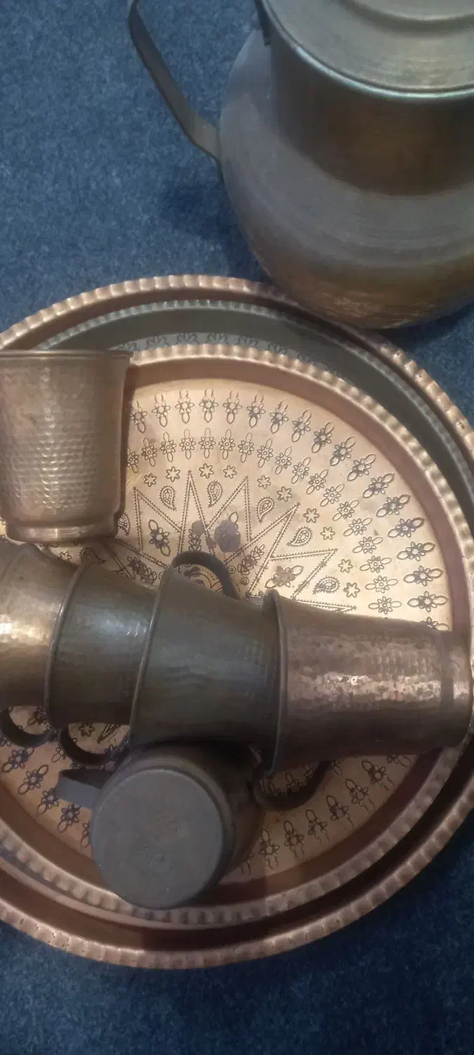 ظرف مسی|کلکسیون اشیاء عتیقه|ملارد, |دیوار