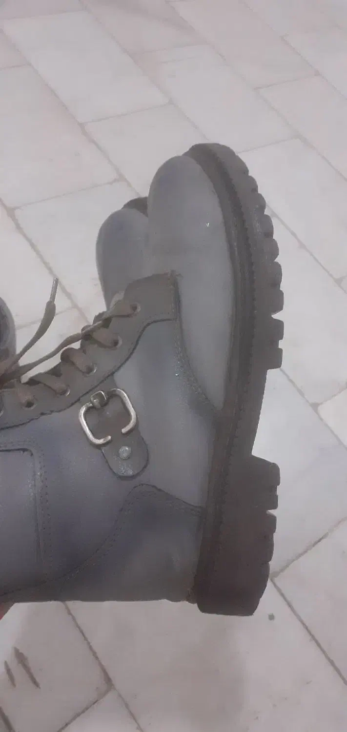 دوجفت کفش نیم پوت خزدار در حد نو|کیف، کفش، کمربند|خوی, |دیوار