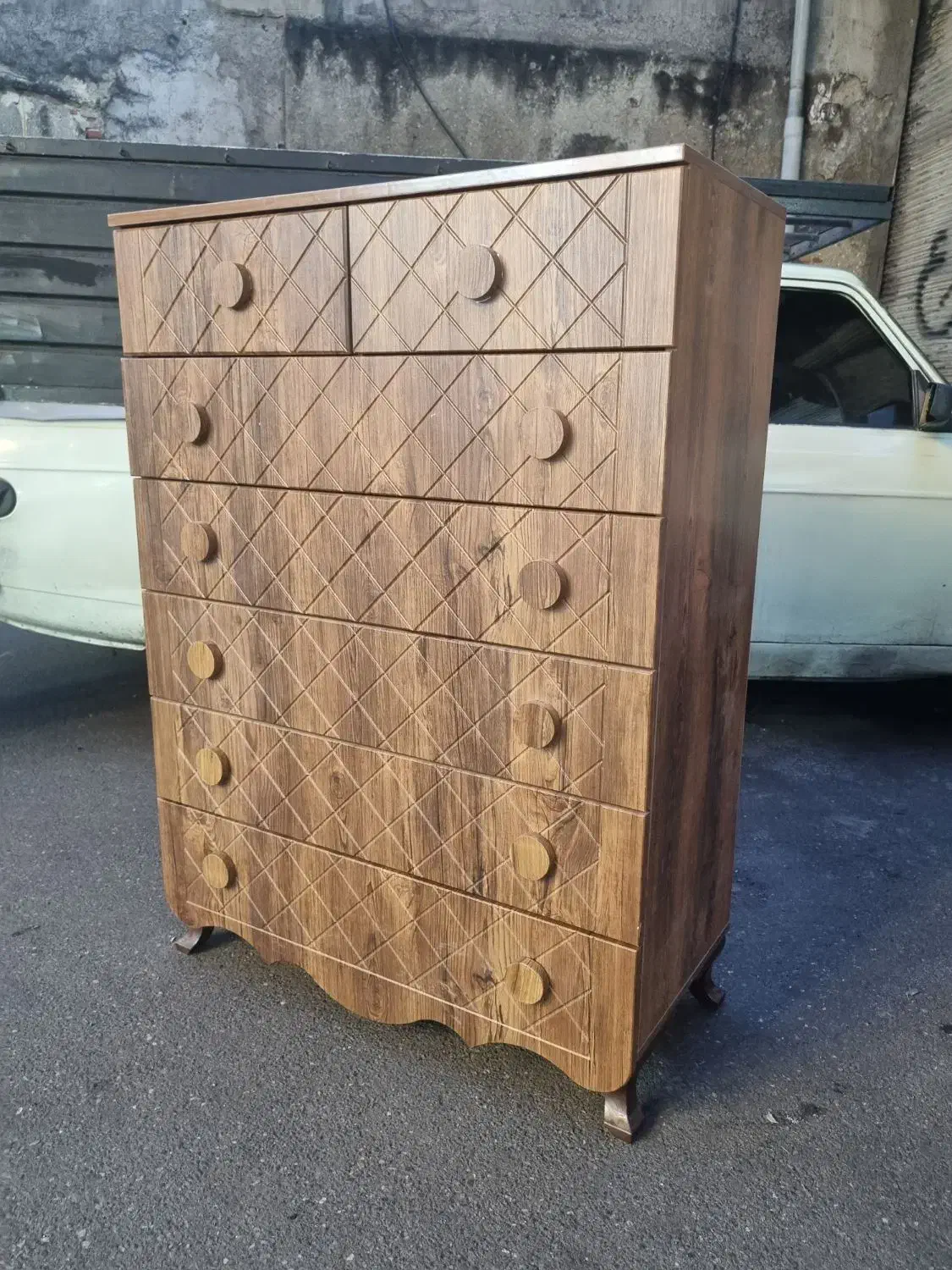 دراور روکش خارجی|جاکفشی، کمد، دراور|رشت, بازار|دیوار