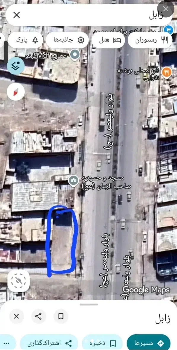 زمین نبش ولیعصر 6 سرنبش/مغازه|فروش مغازه و غرفه|زابل, |دیوار