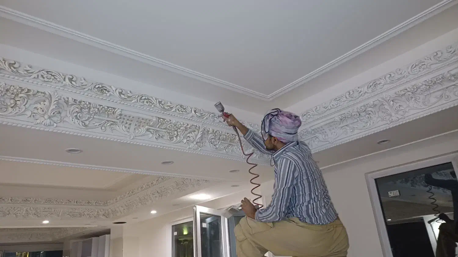 نقاشی ساختمان کل کرج|خدمات پیشه و مهارت|کرج, دهقان ویلا|دیوار