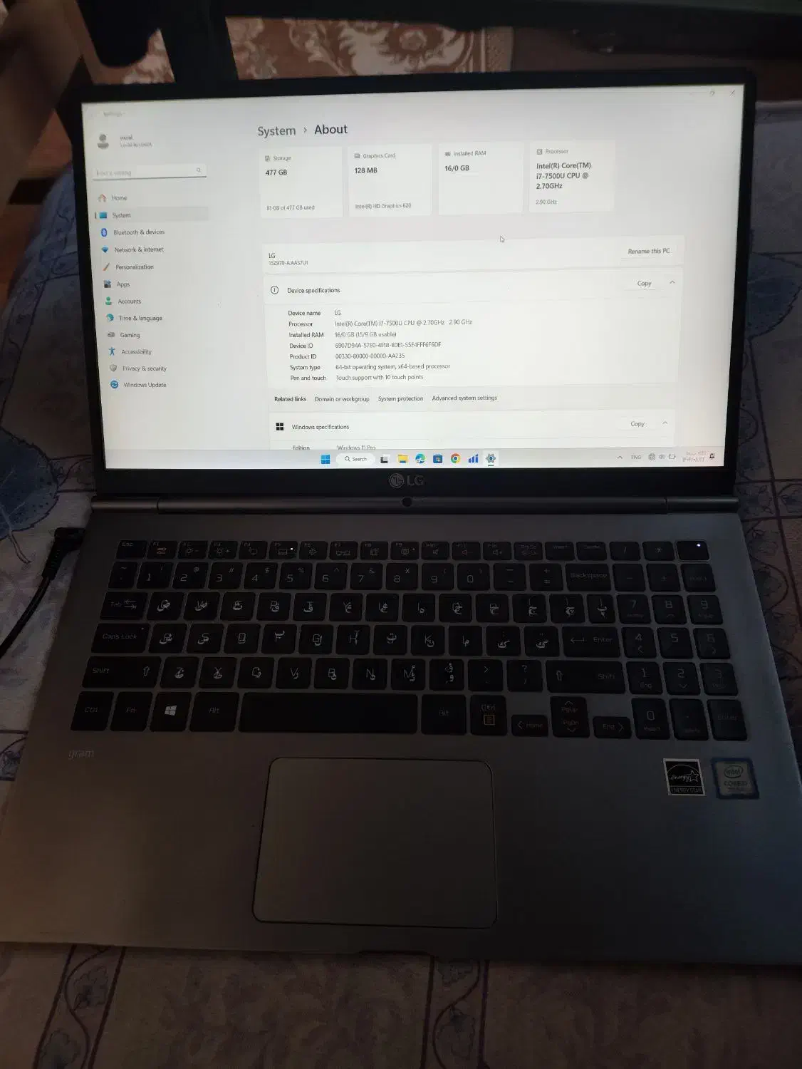 لپتاپ lg با کیفیت|رایانه همراه|تربتحیدریه, بالا ولایت|دیوار
