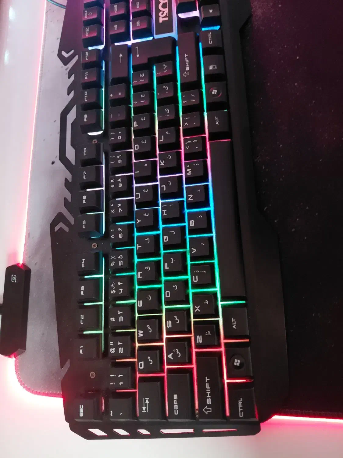 ماوس و کیبرد گیمینگ rgb|قطعات و لوازم جانبی رایانه|رشت, جانبازان|دیوار