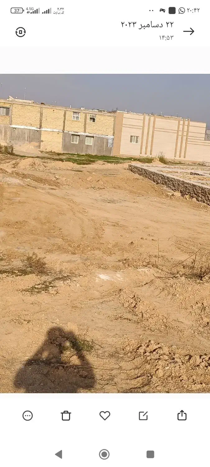 فروش زمین  تامین اجتماعی بعد وپل سمت راست|فروش زمین و ملک کلنگی|بهبهان, |دیوار