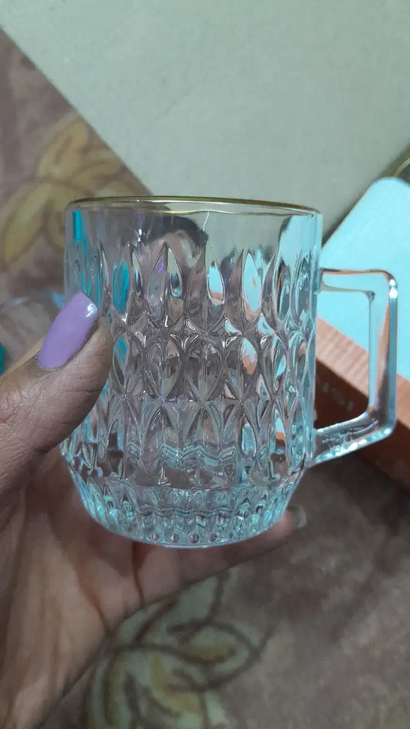 چند دست استکان و لیوان|ظروف سرو و پذیرایی|ابریشم, |دیوار