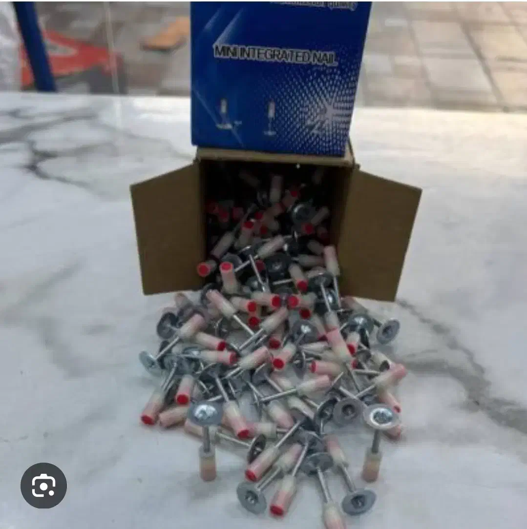 میخ و چاشنی سر خود 10 عددی کیفیت بالا بدون خرابی|ابزارآلات|اصفهان, فجر|دیوار