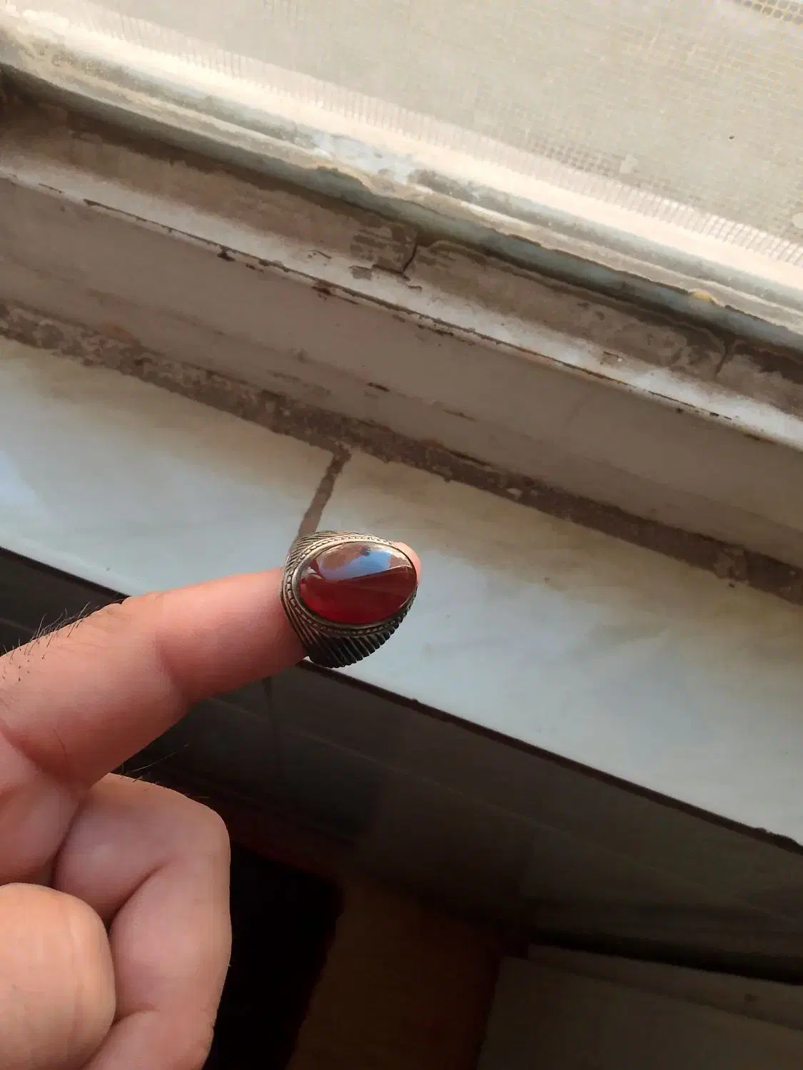 انگشتر عقیق قرمز|کلکسیون اشیاء عتیقه|مشهد, انقلاب|دیوار