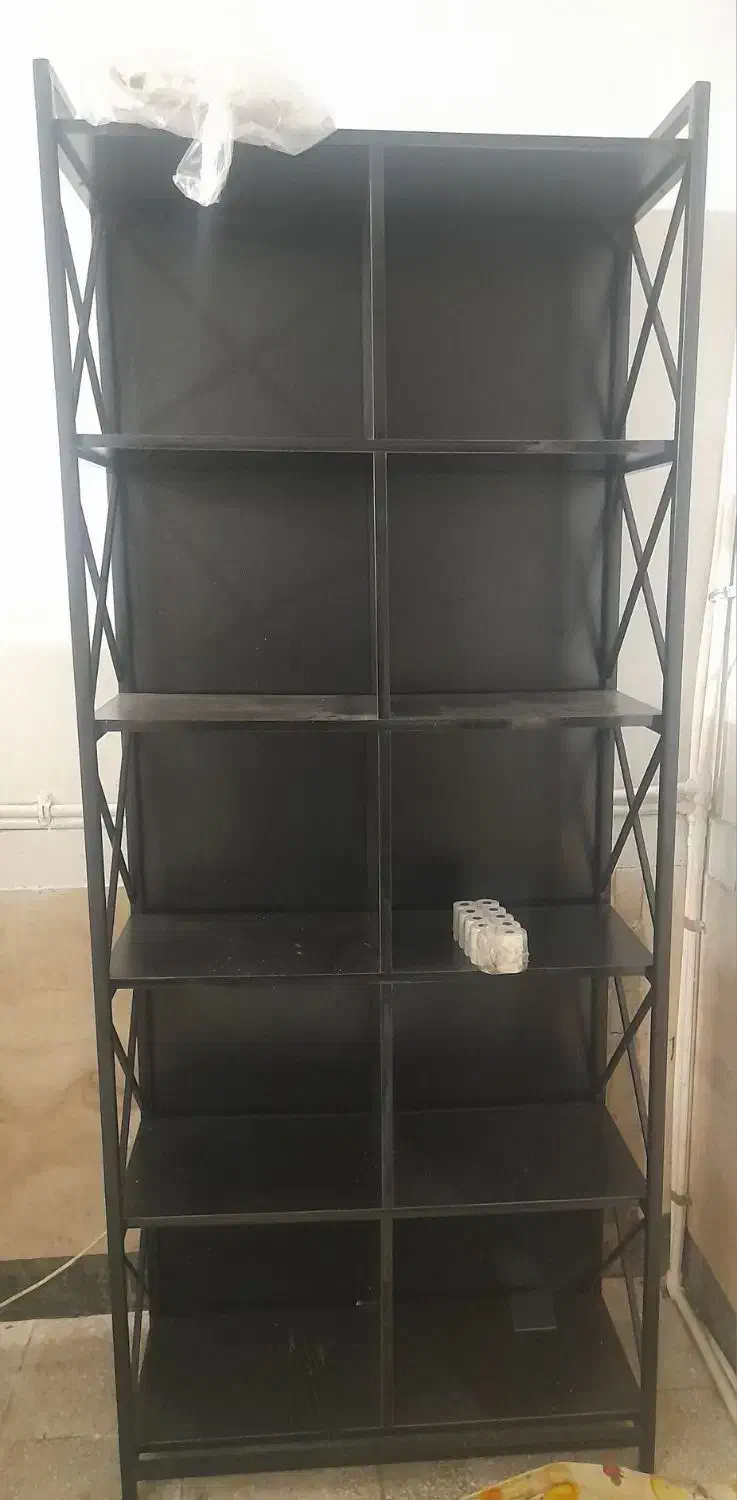 قفسه فلزی|کتابخانه، شلف، قفسه‌های دیواری|قم, طلاب غیر ایرانی|دیوار