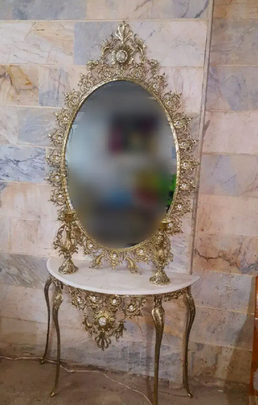 آینه کنسول برنز|مبلمان خانگی و میز عسلی|کوهدشت, |دیوار