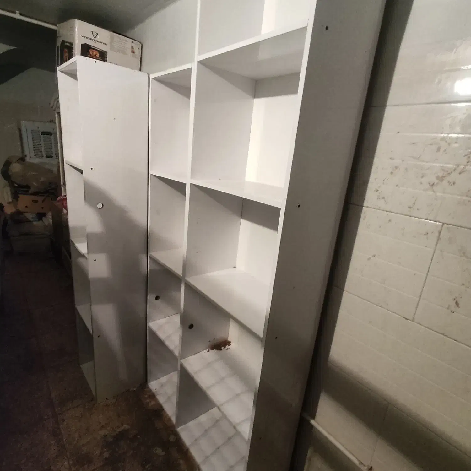 قفسه mdf روکش دار برای کتابخانه و دکور|کتابخانه، شلف، قفسه‌های دیواری|کرمان, |دیوار