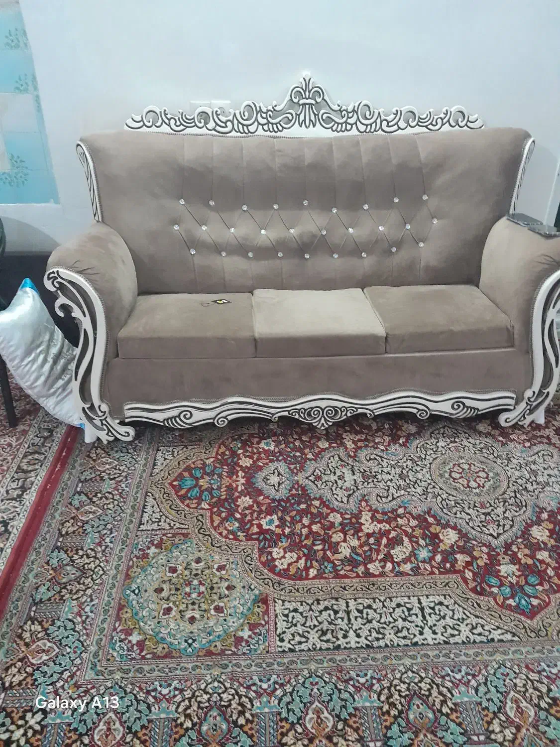 مبل یک دست کامل 7نفره|مبلمان خانگی و میز عسلی|جیرفت, |دیوار