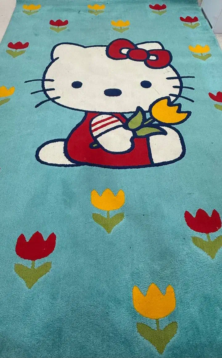 گلیم فرش طرح کیتی|فرش|آبپخش, |دیوار