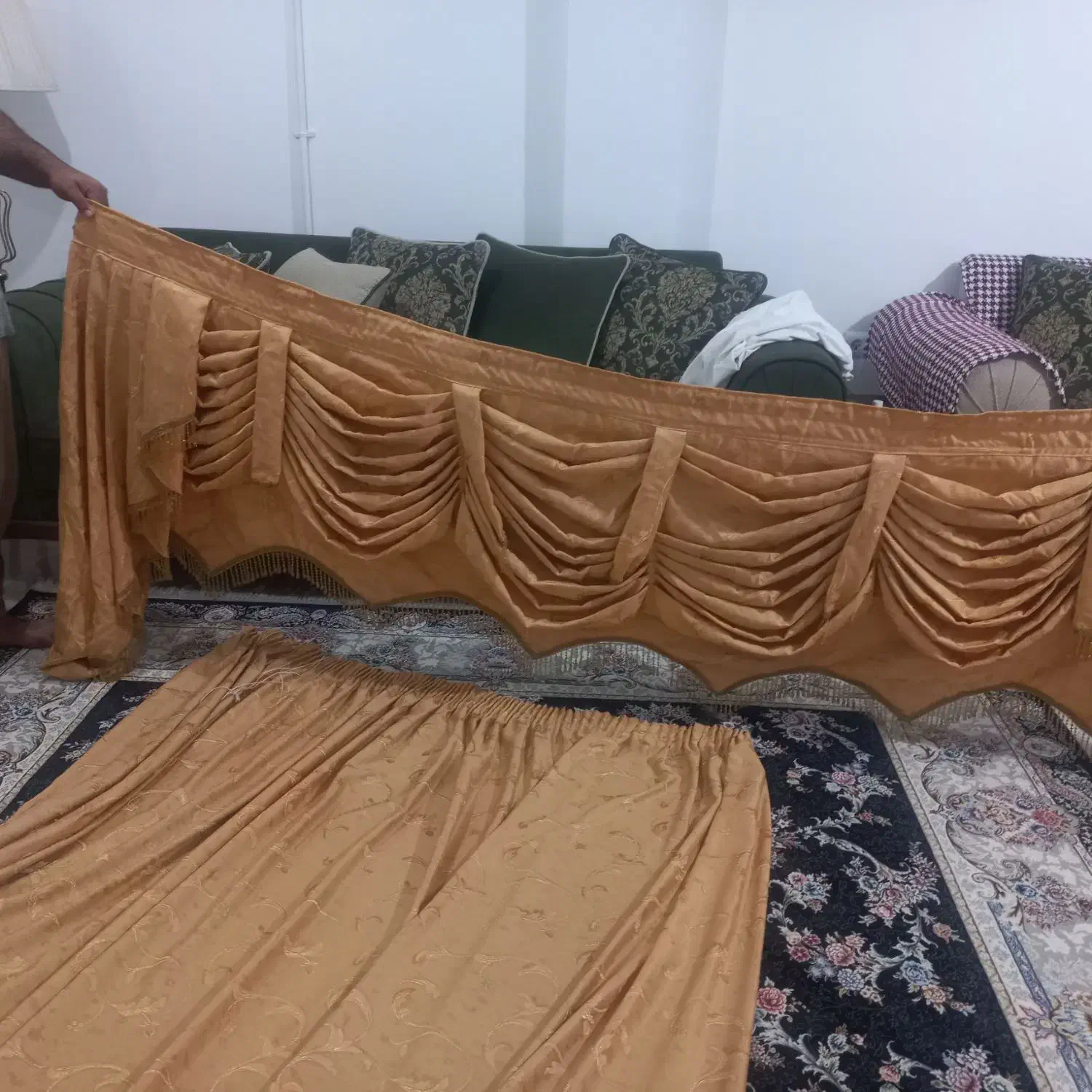 پرده|پرده، رانر، رومیزی|اهواز, سپیدار|دیوار