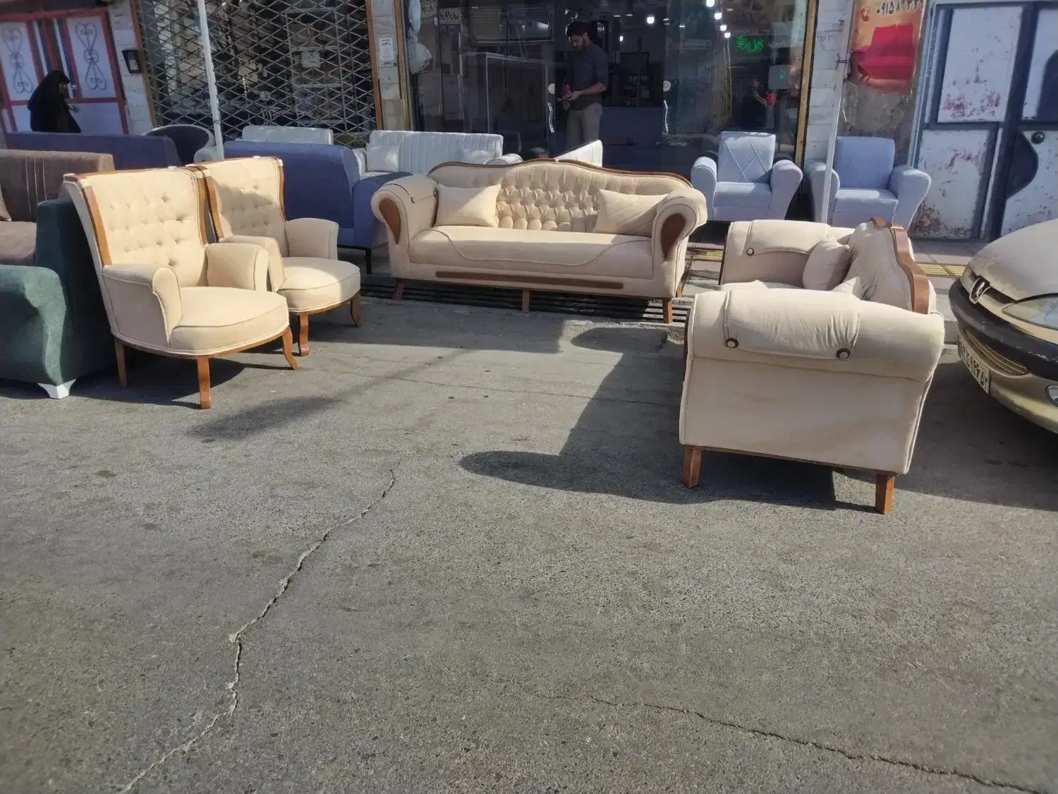 مبل سزار 8نفره|مبلمان خانگی و میز عسلی|بیرجند, |دیوار