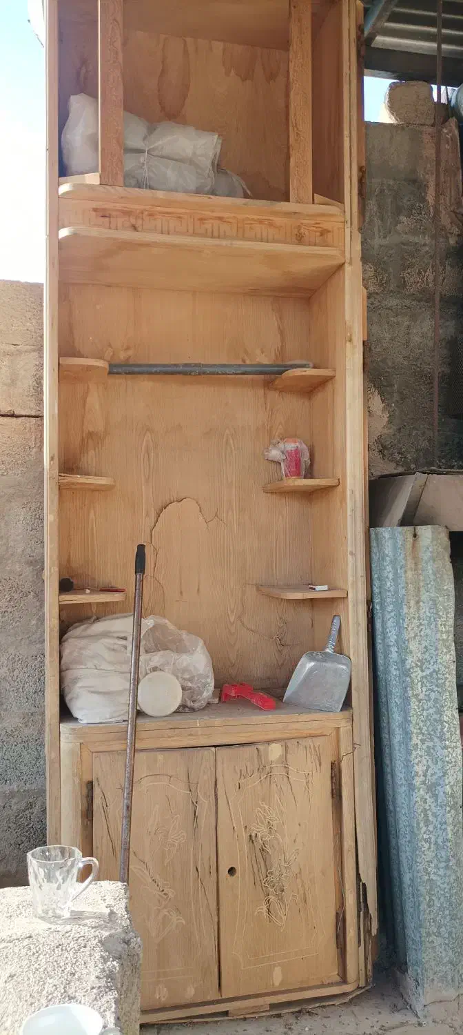 کمد مناسب باغ (چوب روسی)|جاکفشی، کمد، دراور|تیران, |دیوار