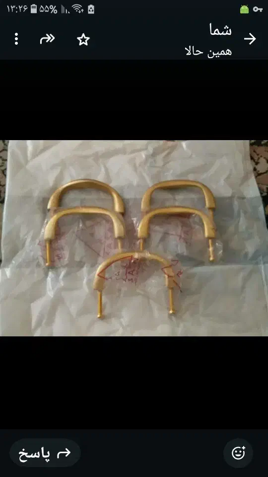 تعداد  ۲۰ عدد اویز S استیل و ۵ عدد دستگیره نو|بندرخت و رخت‌آویز|شیراز, پودنک|دیوار