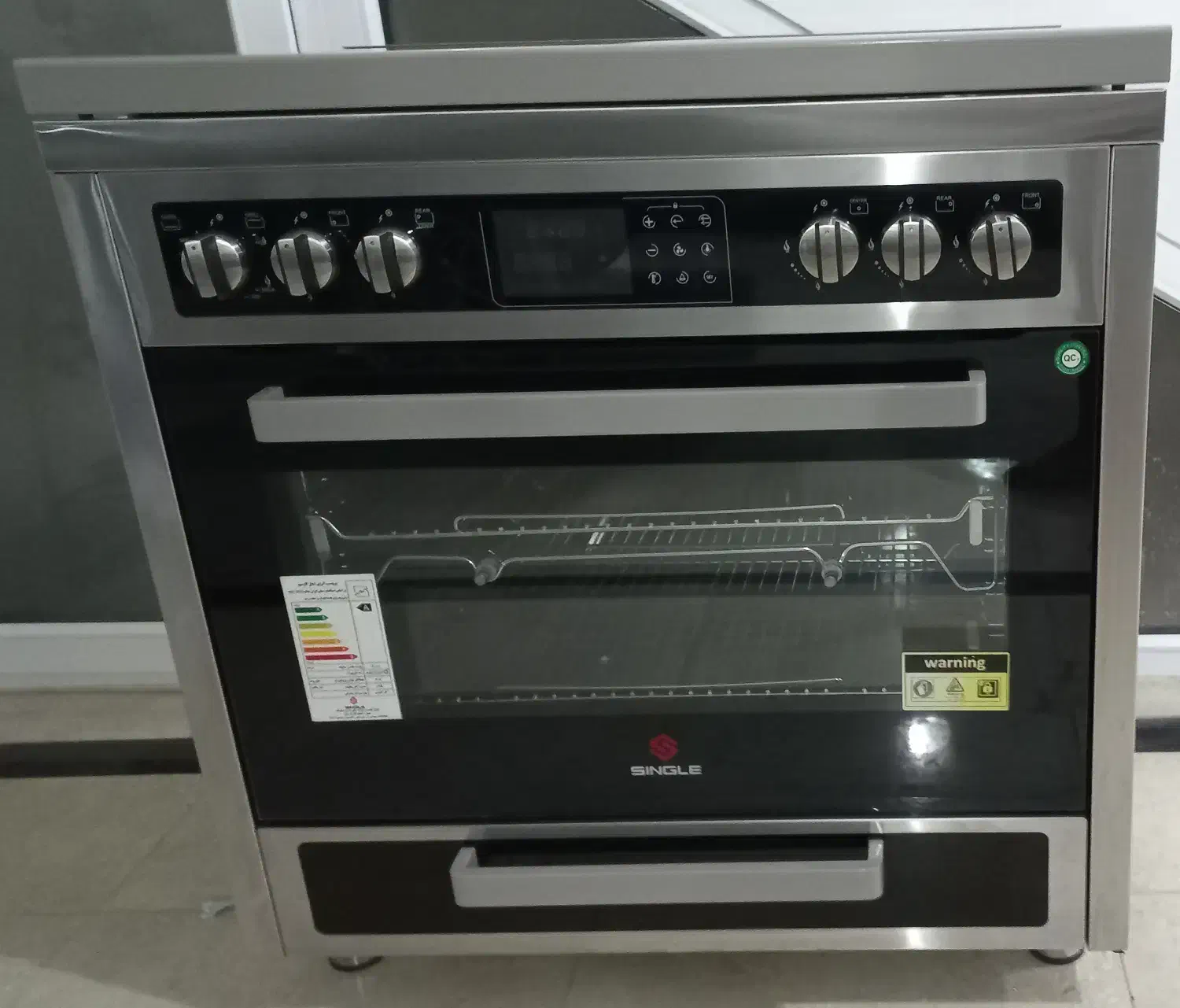 اجاق گاز فر دار تمام استیل مدل سینگل SGO005|اجاق گاز و لوازم برقی پختوپز|قروه, |دیوار