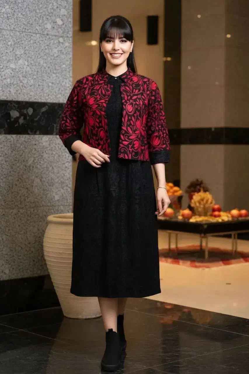 سارافون و کت یلدا جنس مخمل|لباس|ازنا, |دیوار