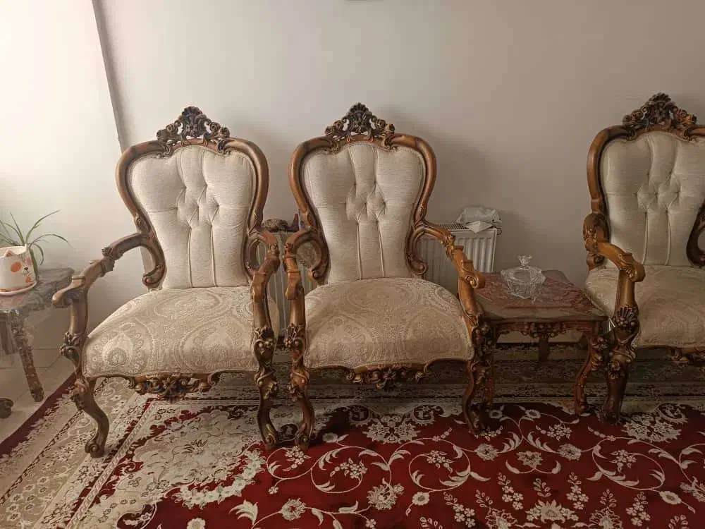 مبلمان استیل.تمام چوب|مبلمان خانگی و میز عسلی|پرند, فاز ۶|دیوار