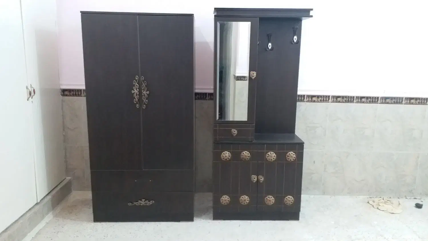 فروش کمد لباسی و جا کفشی|جاکفشی، کمد، دراور|برازجان, |دیوار