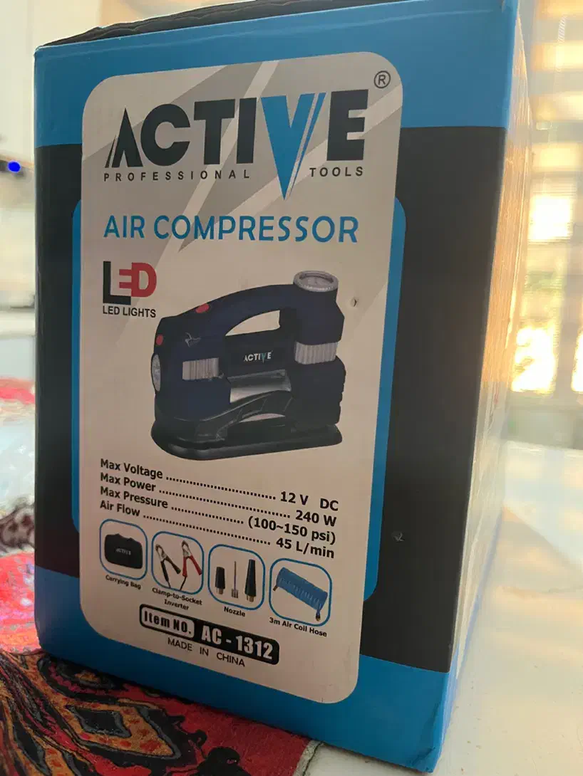 دستگاه کمپرسور باد active tools 240 w|ابزارآلات|تهران, ایران|دیوار
