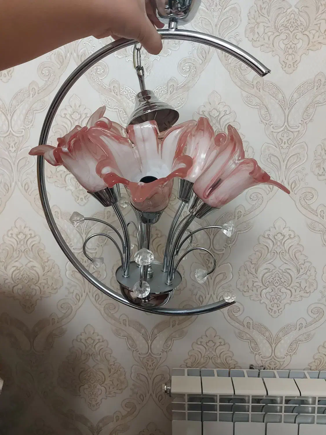 دو عدد لوستر تمیز|لوستر و چراغ آویز|تبریز, |دیوار