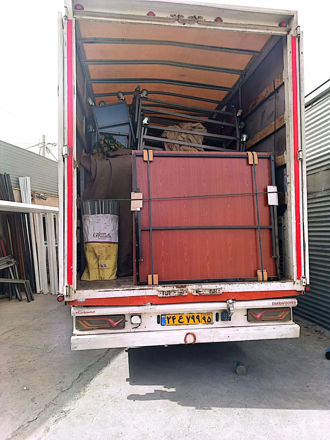 حمل بار واساس منزل باخاور چادر مسقف6تن|خدمات حمل و نقل|پیشین, |دیوار