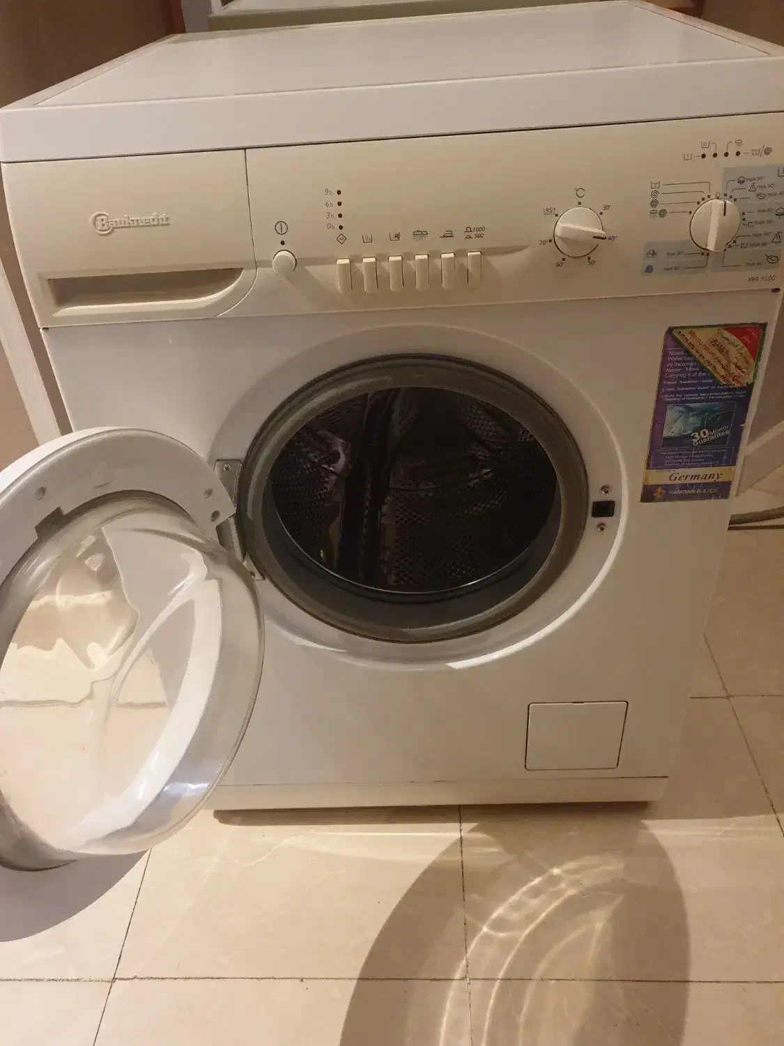 لباسشویی کارکرده باگنشت  آلمانی ۸ کیلویی|ماشین لباسشویی و خشک‌کن لباس|تهران, زعفرانیه|دیوار