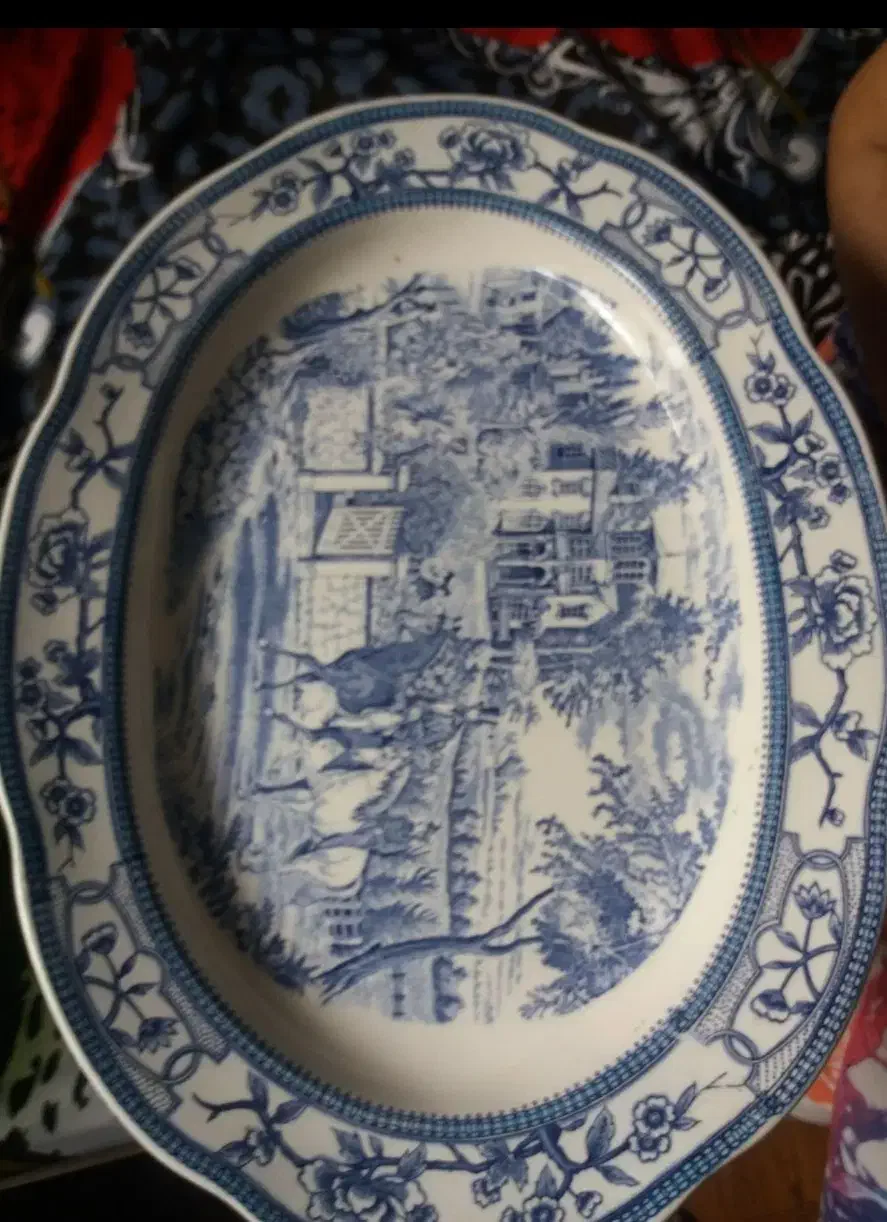 دیس قلم آبی بشقاب مجسمه دیوارکوب چینی ظرف کریستال|مجسمه، تندیس، ماکت|تهران, امانیه|دیوار