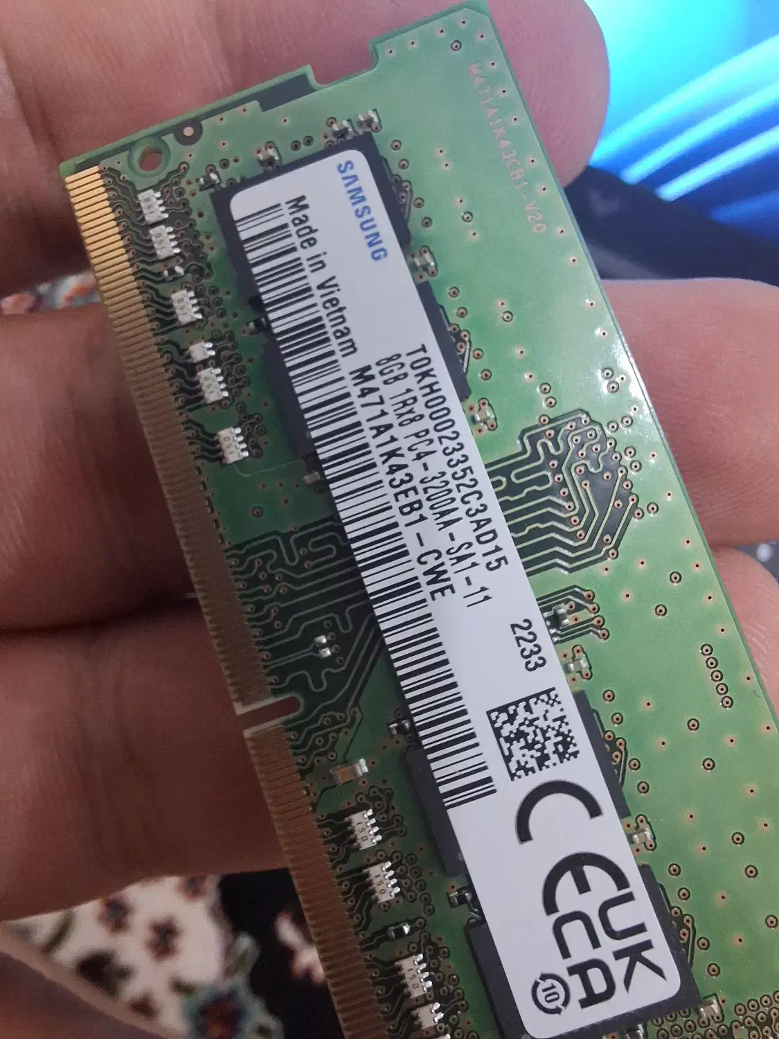 رم 8 گیگابایت لپ تاپ DDR4|قطعات و لوازم جانبی رایانه|ارومیه, |دیوار
