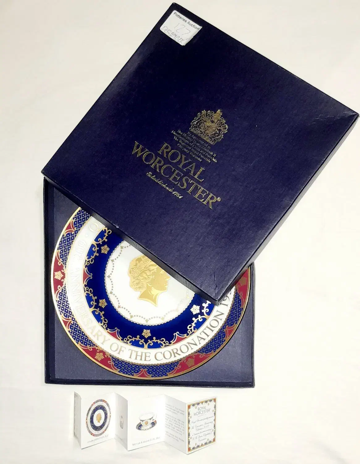 بشقاب یادبود ملکه الیزابت با جعبه|کلکسیون اشیاء عتیقه|شیراز, فرگاز|دیوار