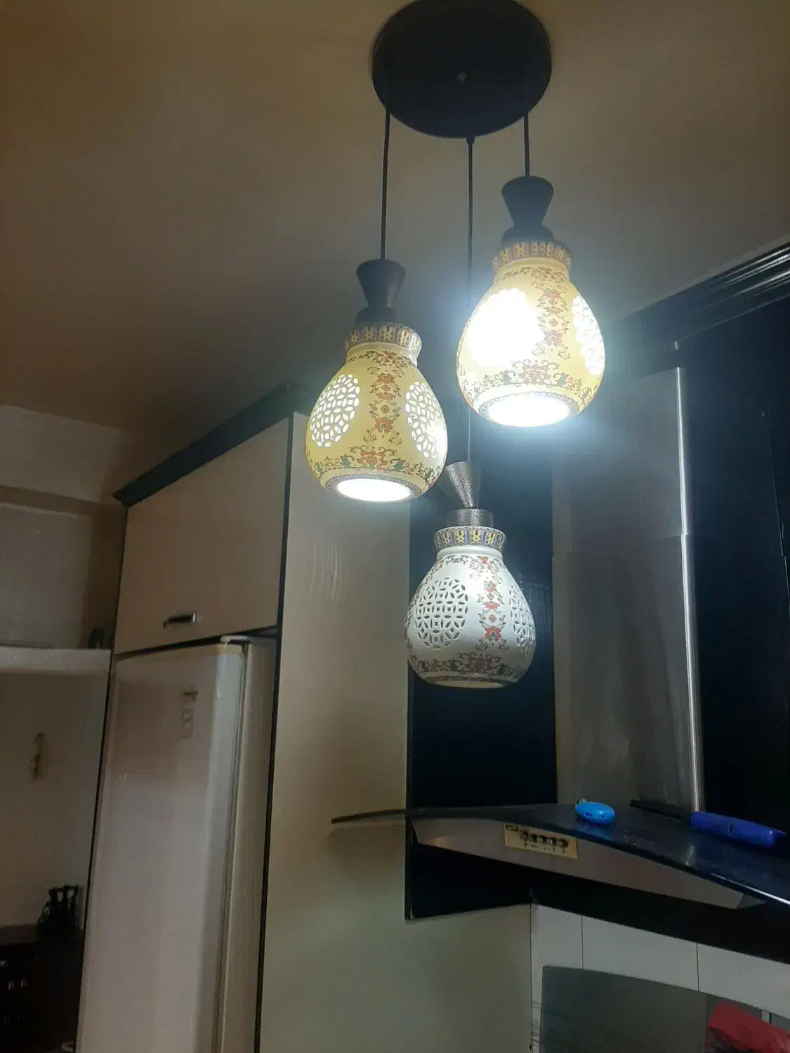 لوستر در حد نو|لوستر و چراغ آویز|مشکیندشت, |دیوار