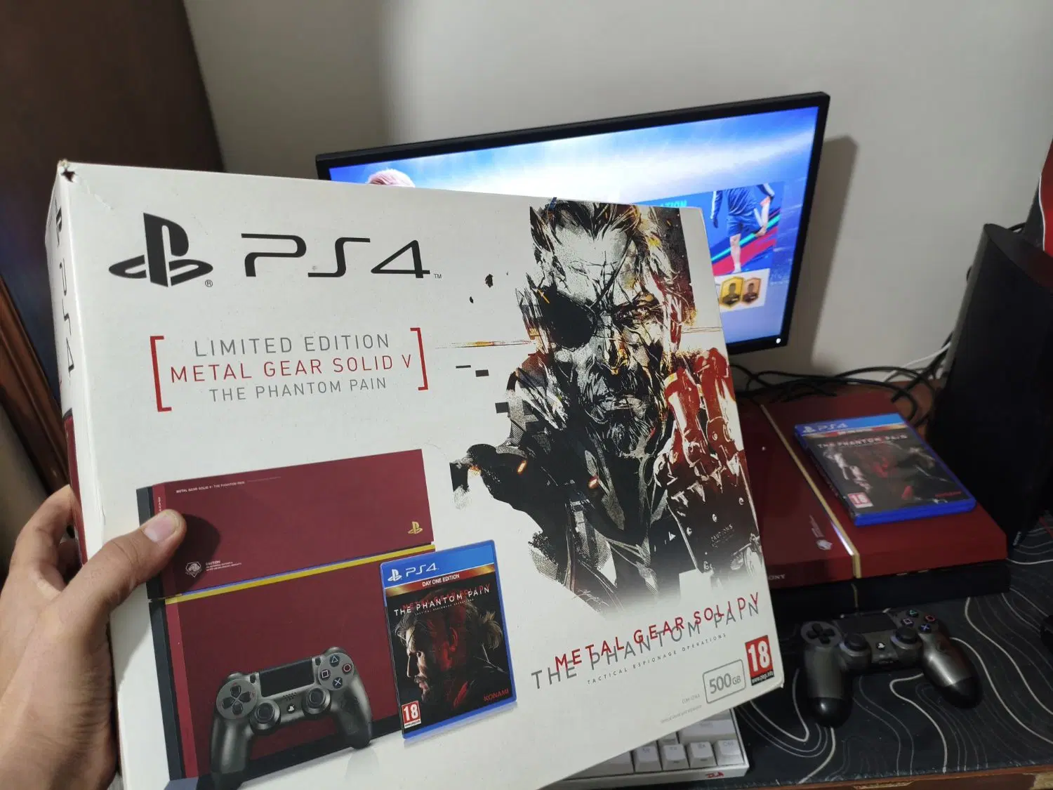 PS4 LIMITED EDITION METAL GEAR SOLID V|کنسول، بازی ویدئویی و آنلاین|پرند, فاز ۱|دیوار