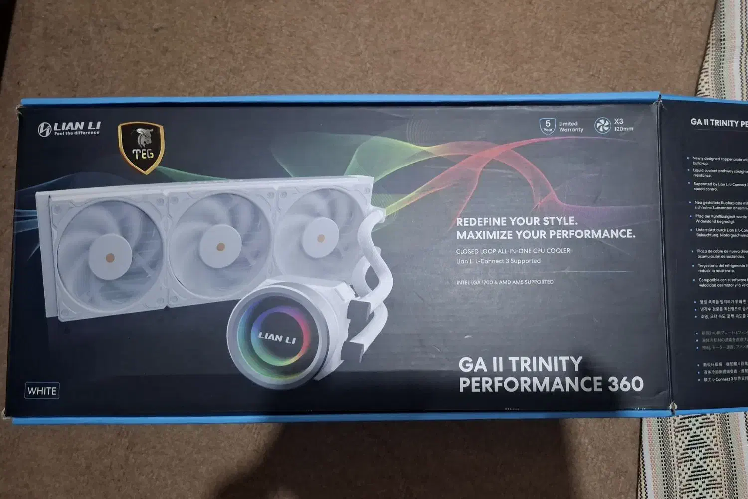 خنک کننده لیان لی trinity performance|قطعات و لوازم جانبی رایانه|اردبیل, |دیوار