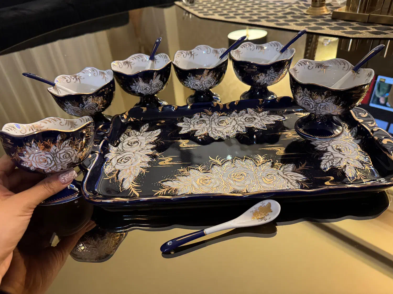 دو تا سرویس چینی کاملا اک با جعبه|ظروف سرو و پذیرایی|مشهد, کوی المهدی|دیوار