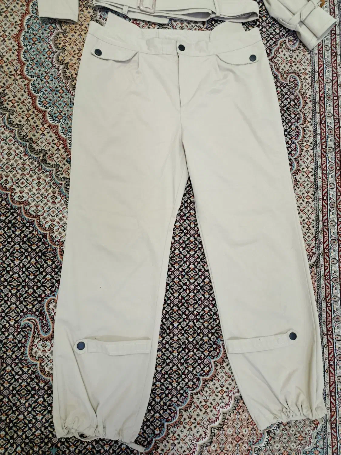 کت و شلوار کتان پاییزی سایز ۴۴،۴۶ کاملا سالم و نو|لباس|ارومیه, |دیوار