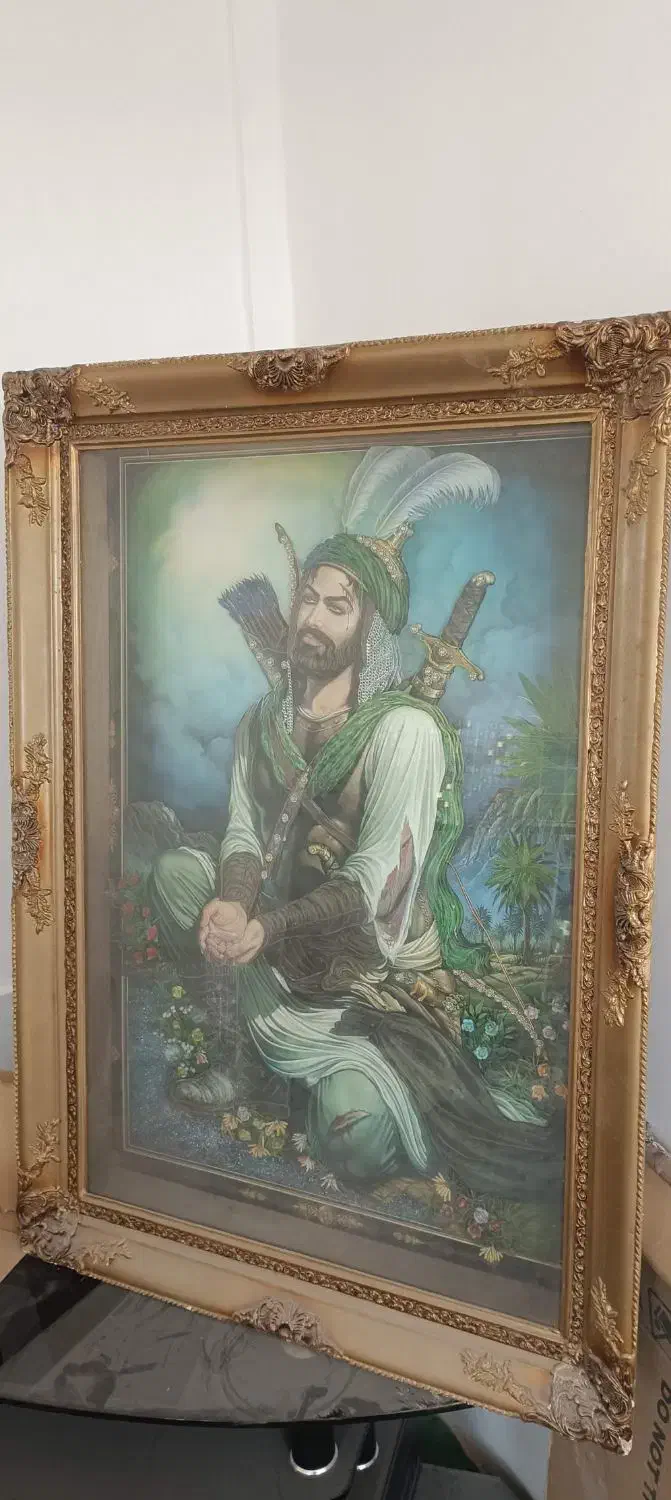 قابعکس سه بعدی وبرجسته حضرت امام حسین علیه السلام|تابلو، نقاشی، عکس|خواف, |دیوار