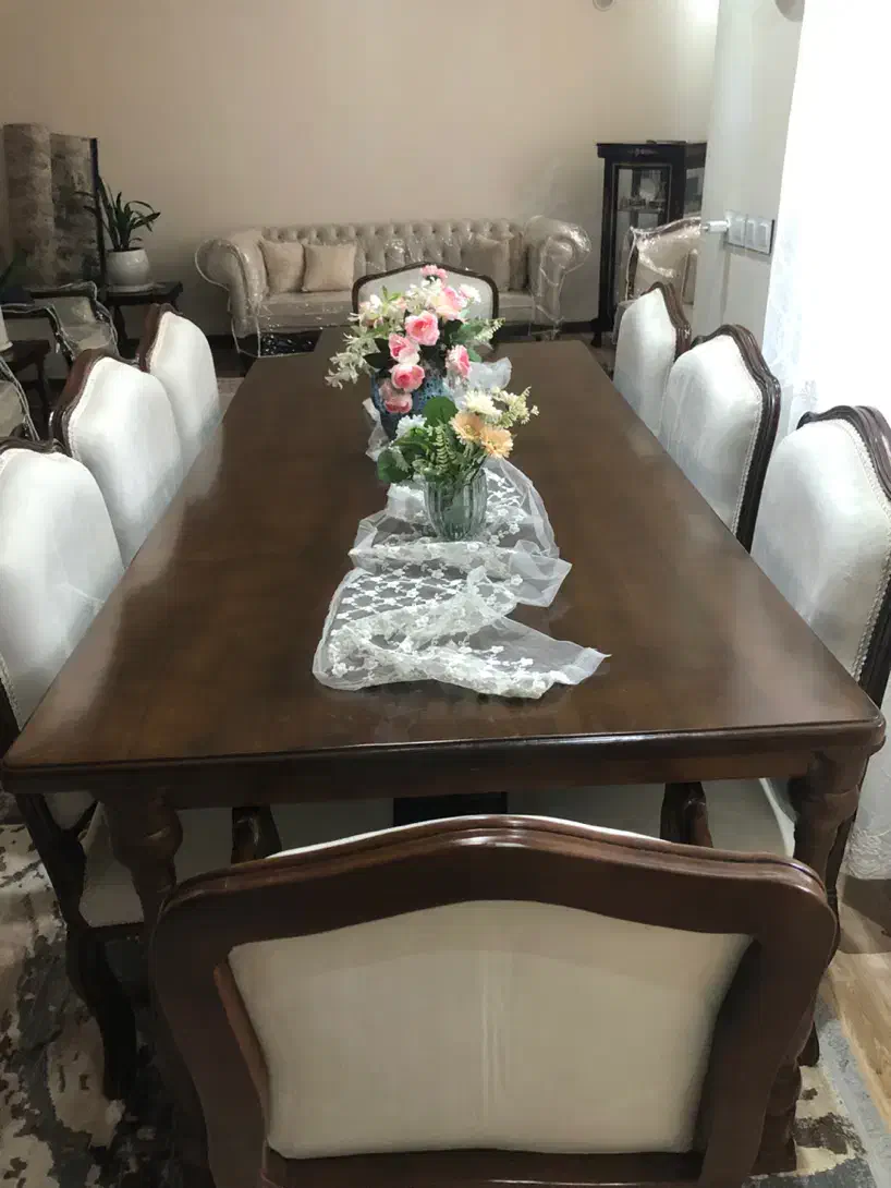 میزناهار خوری ۸ نفره|میز و صندلی غذاخوری|رودهن, |دیوار