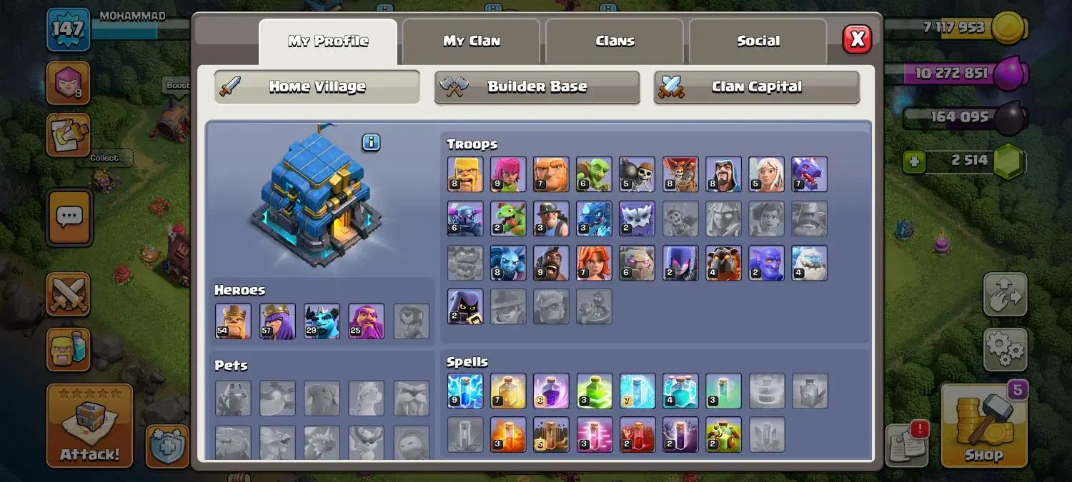 اکانت کلش آف کلنز|کنسول، بازی ویدئویی و آنلاین|مشهد, هفده شهریور|دیوار