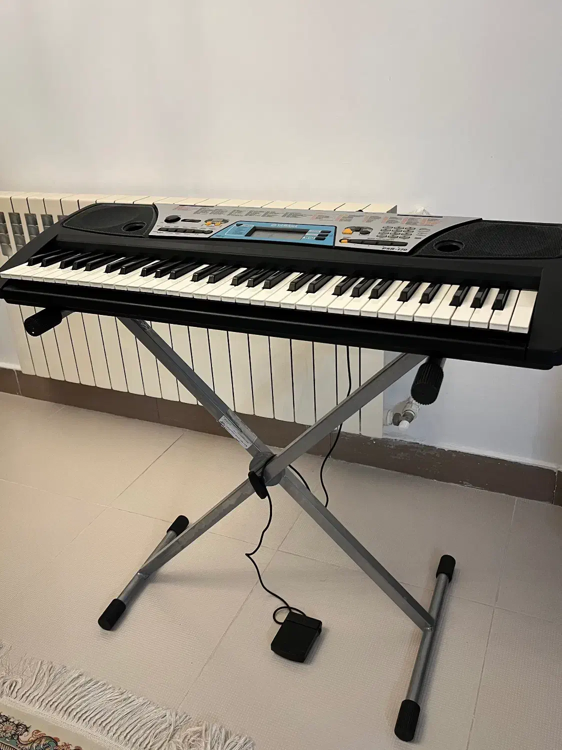 کیبورد(ارگ)یاماها psr170|پیانو، کیبورد، آکاردئون|ساری, |دیوار