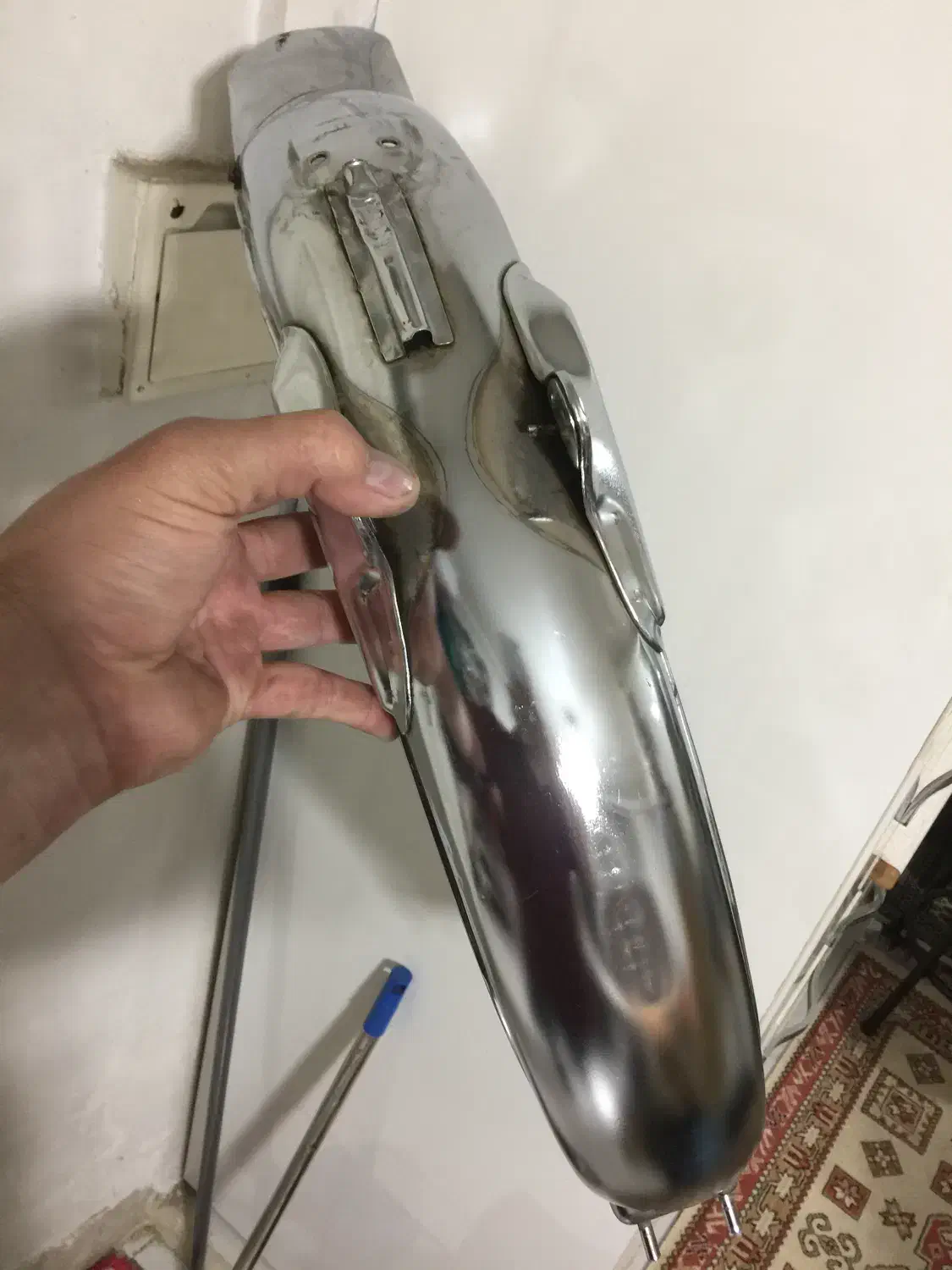 گلگیر عقب هوندا اس ۱۱۰ فابریک در حد|قطعات یدکی و لوازم جانبی|تهران, امام زاده حسن|دیوار