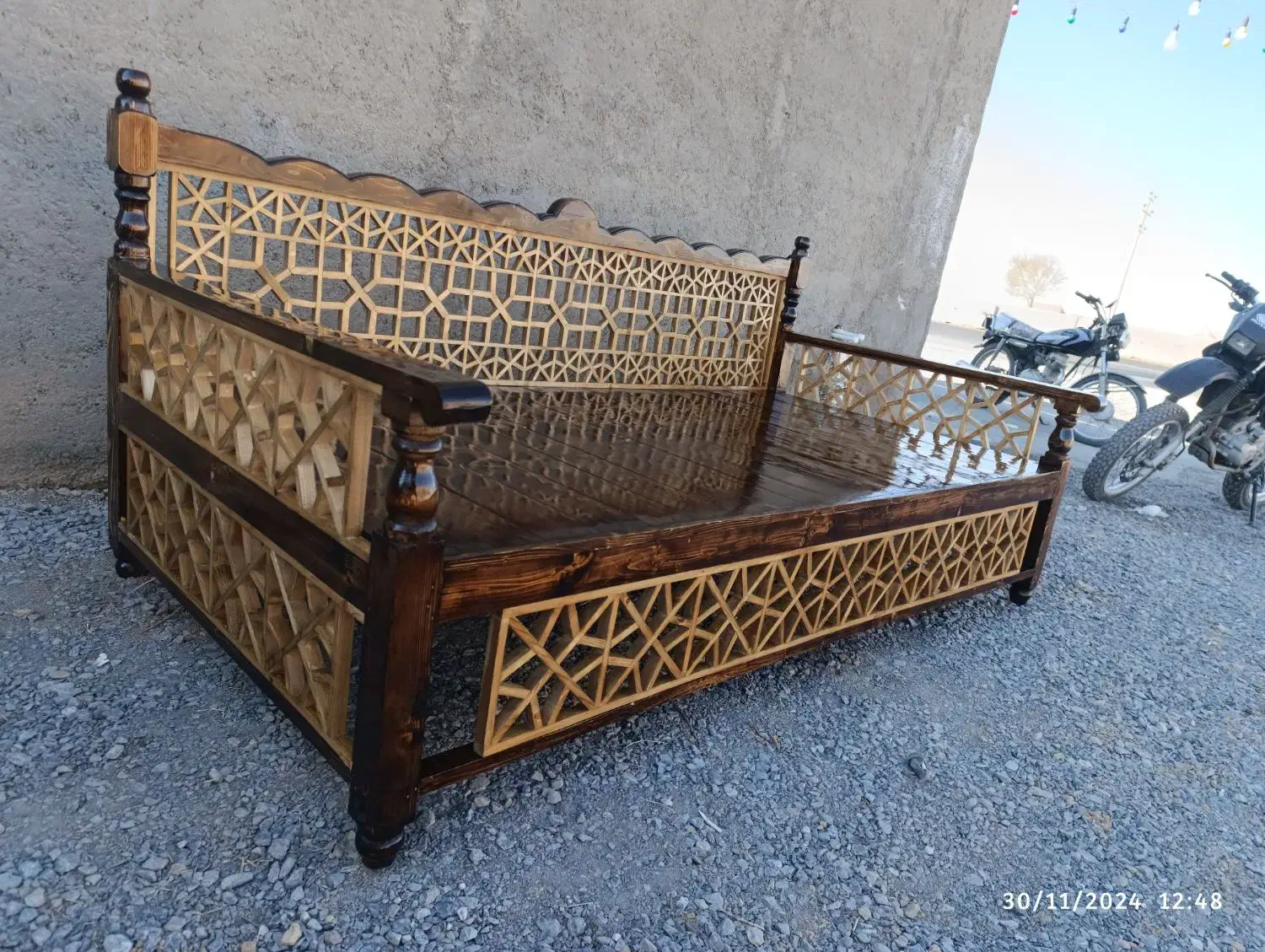 تخت سنتی|تخت و سرویس خواب|معصومیه, |دیوار