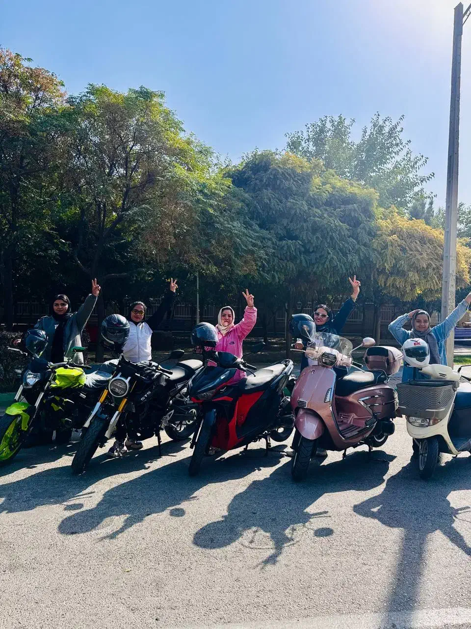 راید بانوان موتورسوار مشهدی|گردهمایی و همایش|مشهد, الهیه|دیوار